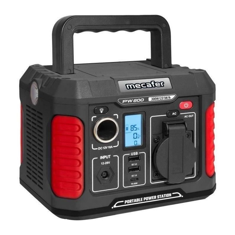 Station d'énergie MECAFER 600W - PW600