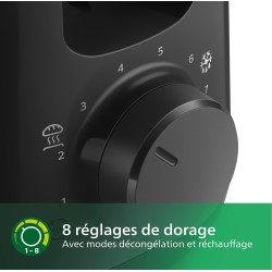 Grille-pain - PHILIPS - HD2590/90 - Collection Daily - 1 fente longue