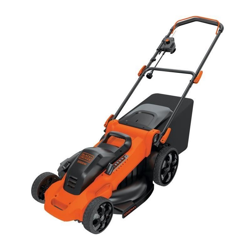 Tondeuse électrique filaire - BLACK+DECKER - LM2000-QS - 2000W - 48cm de coup...