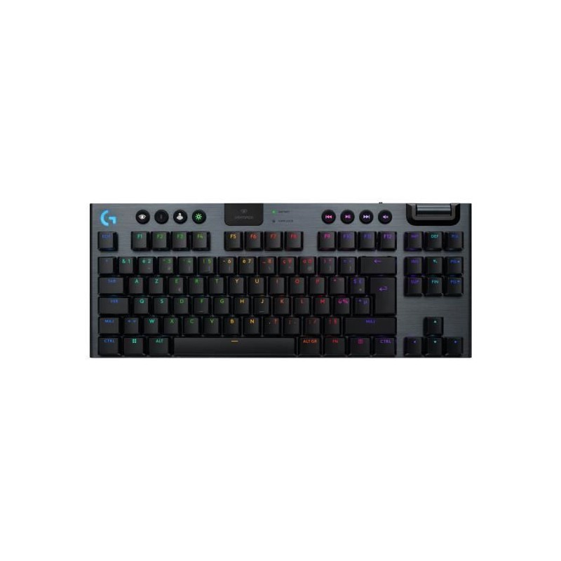 Clavier gamer - Sans fil - Logitech G - G915 TKL X - AZERTY - Switch tactile ...