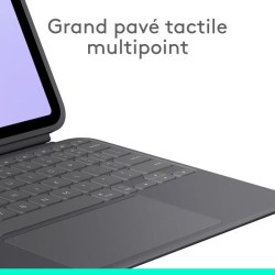 Etui clavier - Logitech - Combo Touch - AZERTY - Pour iPad Pro 11 pouces (M4 ...
