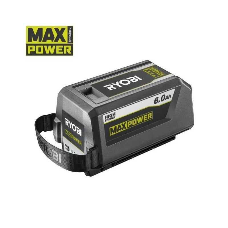 RYOBI - 1 batterie lithium+ 36V MAXPOWER 6,0 Ah High Energy - gestion individ...