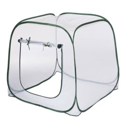 Serre de jardin Pop-Up - NATURE - 100x100x100 cm - PE transparent - Protectio...