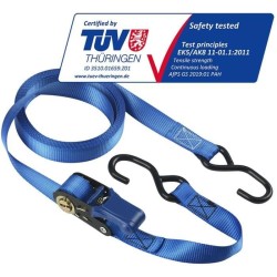 Kit de 4 Sangles d'arrimage - MASTER LOCK - 4367EURDAT - Avec crochets et cli...