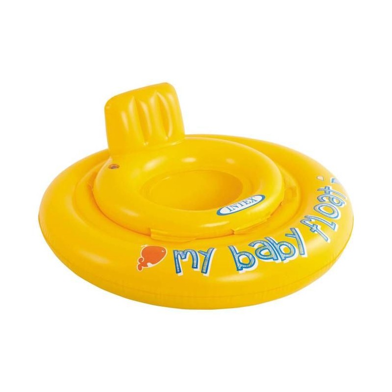 Bouée gonflable pour bébé - INTEX - Jaune - A partir de 6 mois - Mixte - 70 cm