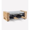 Appareil a raclette HKoeNIG - WOD2 - Jusqu'a 2 personnes - Pierre a cuire - D...