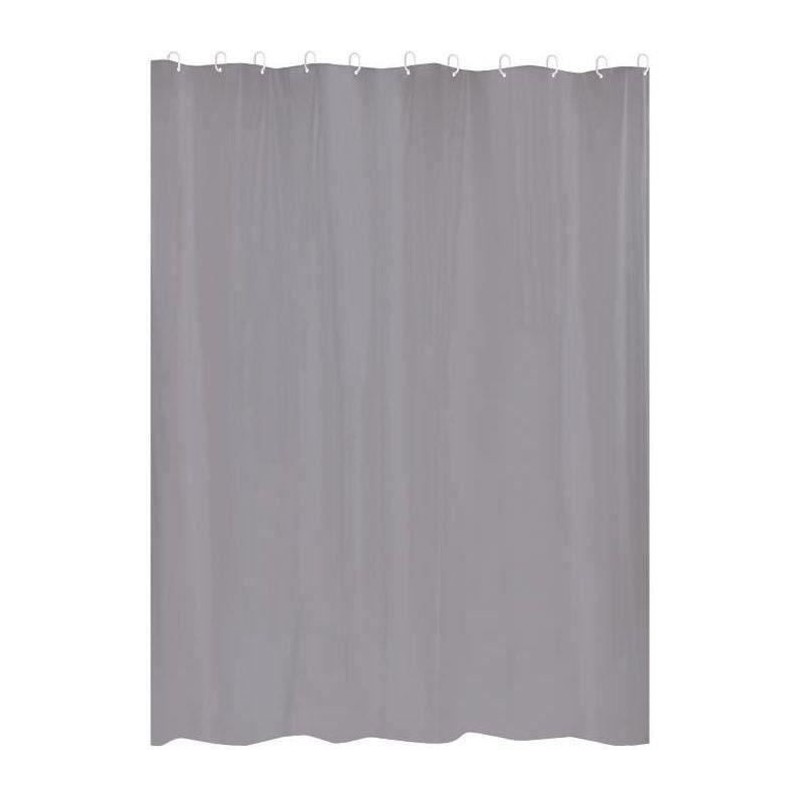 GELCO Rideau de douche First 180 x 200 cm gris