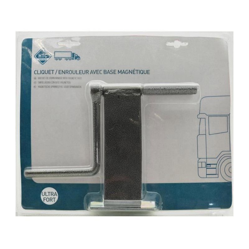 Enrouleur de sangle - HTC EQUIPEMENTS- En acier inoxydable. Avec base magnéti...
