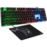 Pack Gamer 4 en 1 - The G-Lab - COMBO YTTRIUM - Souris Filaire - Clavier Fila...