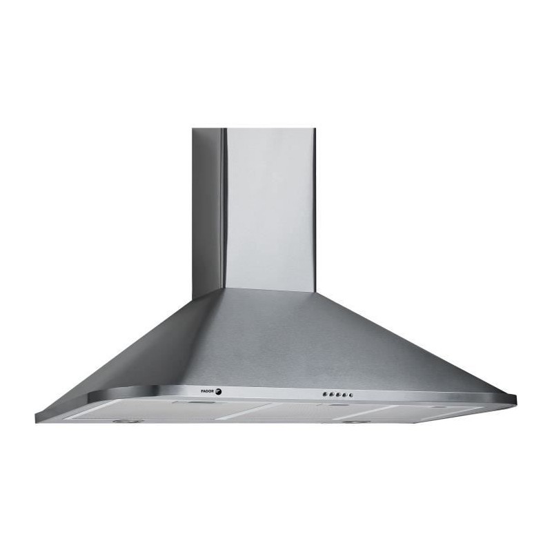 Hotte pyramidale - FAGOR - FAH3419 - 617 m³/h - 3 vitesses - Éclairage LED