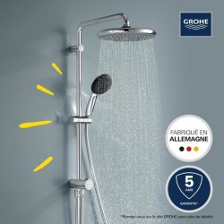 Colonne de douche avec inverseur manuel - Economie d'eau - GROHE Vitalio Star...