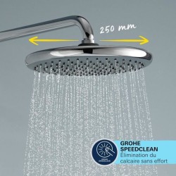 Colonne de douche avec inverseur manuel - Economie d'eau - GROHE Vitalio Star...