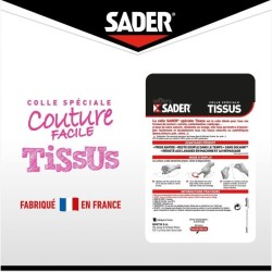 Colle textile - SADER - Tissus et textiles - Ourlets et customisation - Résis...
