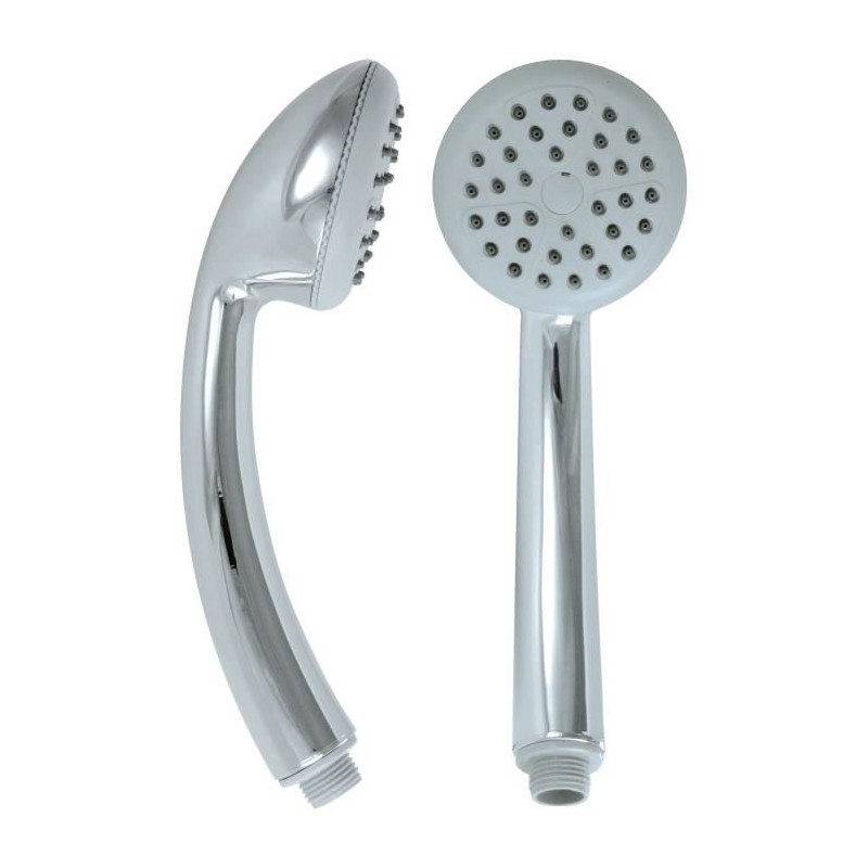 Douchette 1 jet Tamari Chrome - ROUSSEAU - ABS - Anti-calcaire - Economie d'e...