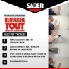 Enduit de rebouchage - SADER - Rebouche Tout - Pret a l'emploi - Trous et fis...