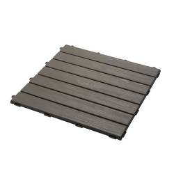 Smoby - Set de 6 dalles - Plancher de Maison - Anti-UV - 45x45cm - Effet text...