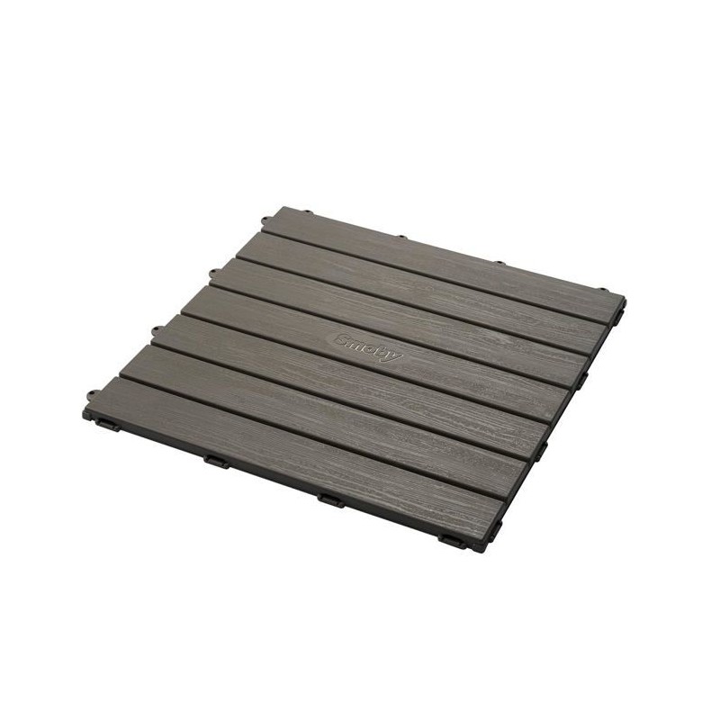 Smoby - Set de 6 dalles - Plancher de Maison - Anti-UV - 45x45cm - Effet text...