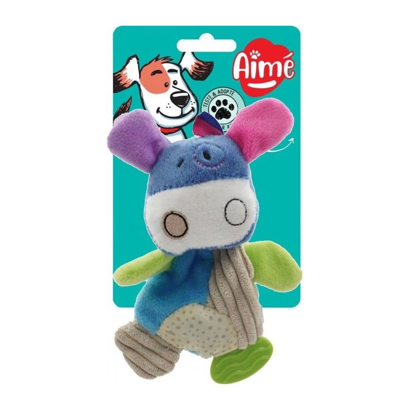 Jouet peluche - AIME - Vache - Écologique - Doux - 16 cm