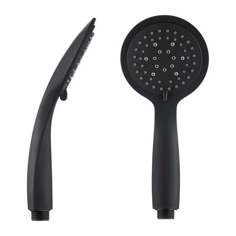 Douchette ROUSSEAU Hebe 5 Jets - Noir en ABS anti-calcaire