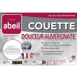 Couette chaude 400gr/m² Douceur Auvergnate - 200 x 200 cm - 2 personnes - ABEIL