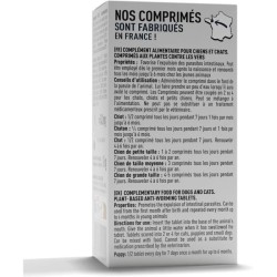 Comprimés contre les vers intestinaux - VETOCANIS - VerZen - Pour chien et ch...