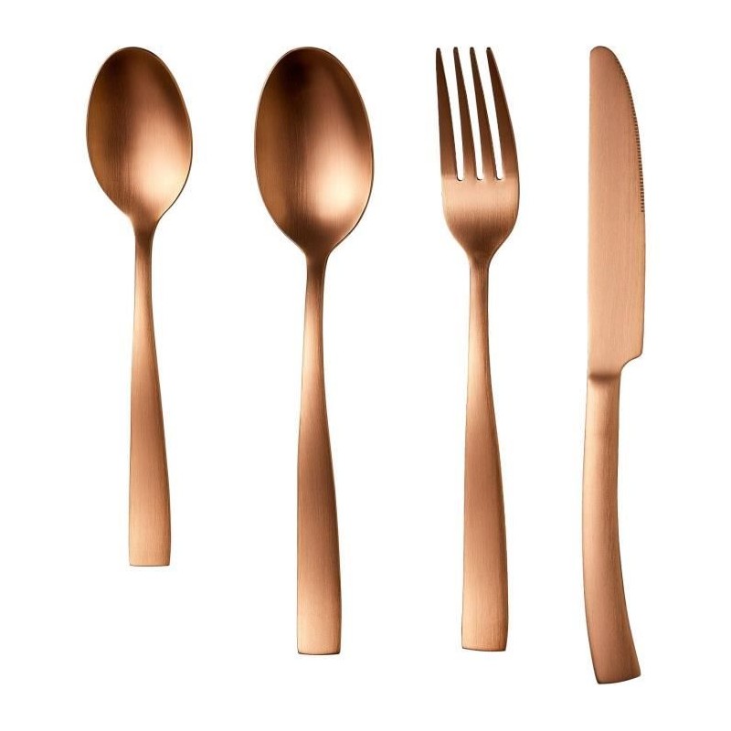 Ménageres - ARTHUR MARTIN - AM0056 - 24 pieces - Acier inoxydable - Finition ...