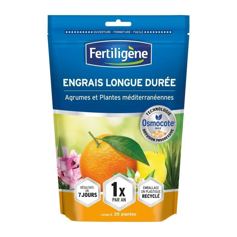 FERTILIGeNE - Engrais Longue durée Osmocote max Agrumes et Plantes méditerran...