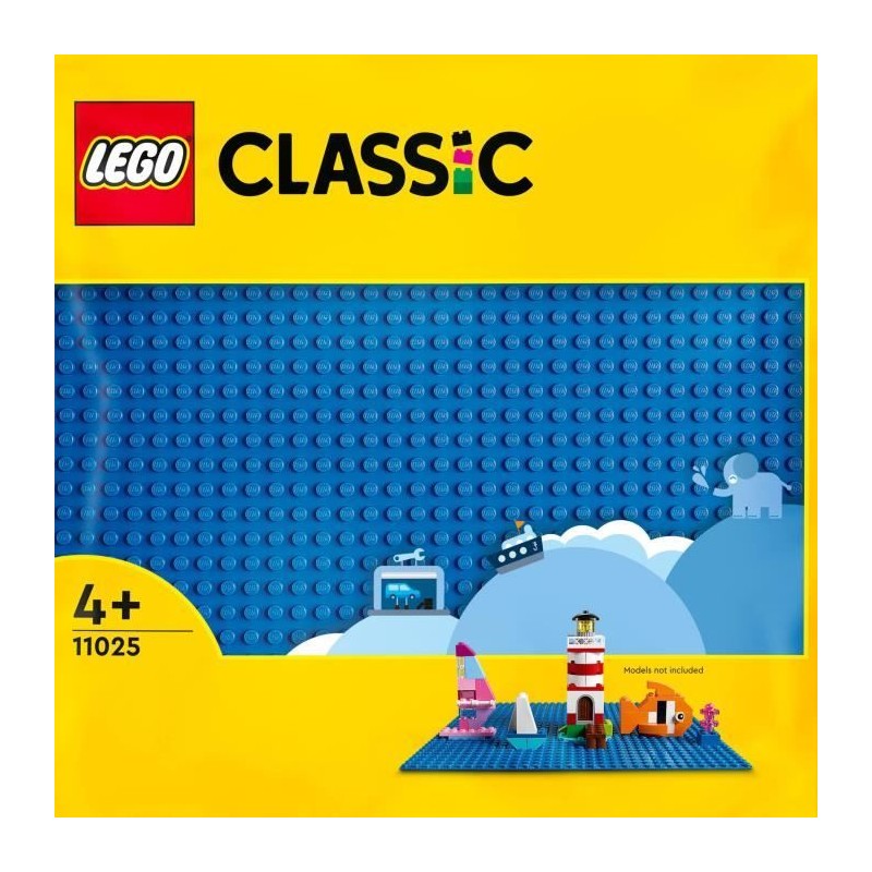 LEGO 11025 Classic La Plaque De Construction Bleue 32x32, Socle de Base pour ...