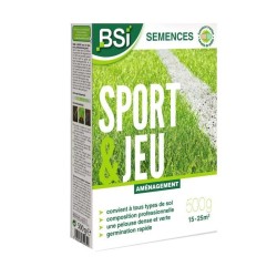 BSI - Semences De Gazon - Sport Ou Jeu - Avec Enrobage Protecteur - Tres Haut...