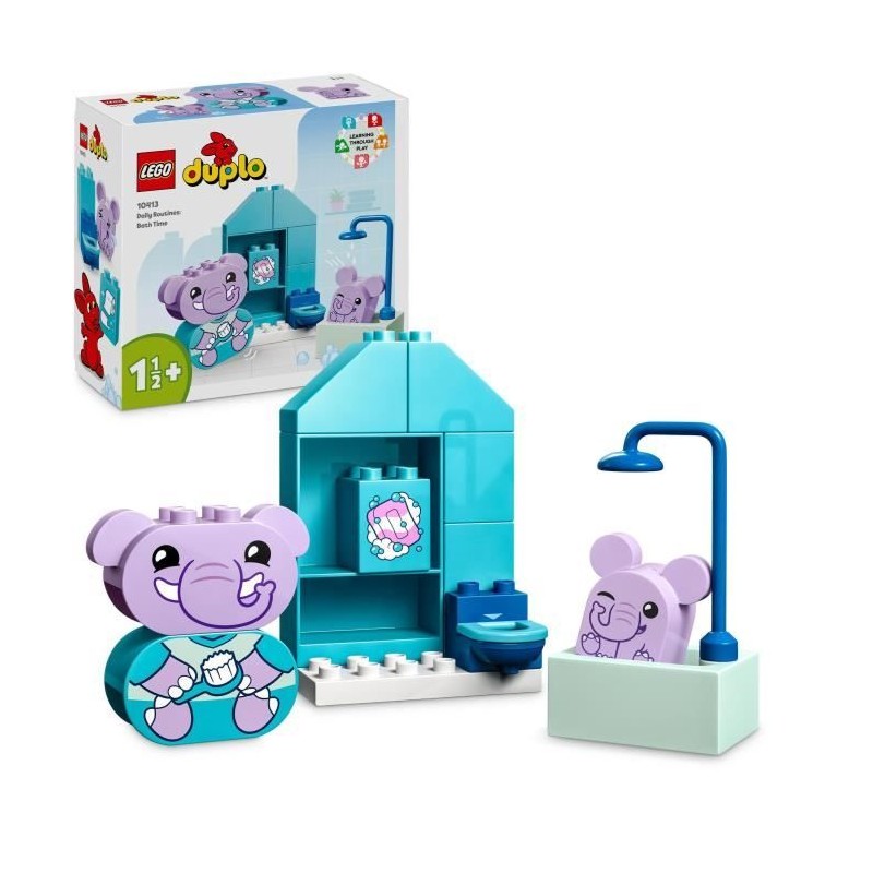 LEGO 10413 DUPLO My First Mes Rituels Quotidiens - Le Bain, Jouet Éducatif po...