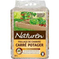 Paillage Carré potager UAB 30 L - Format adapté carré potager - Empeche la le...