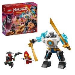 LEGO NINJAGO 71827 La super armure robot de Zane - Jeu de rôle Ninja pour gar...