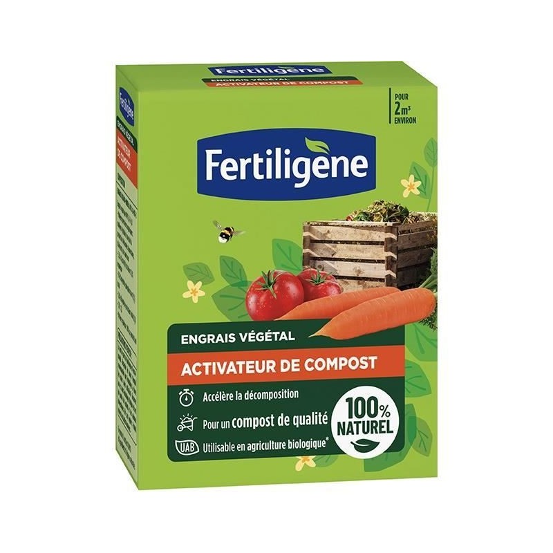 Activateur de compost FERTILIGENE - FACOMP12 - 1,2 kg - Accélere la décomposi...