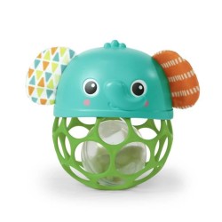 BRIGHT STARTS Hochet musical lumineux -- Giggle & Glow - Jouet éléphant - Oba...