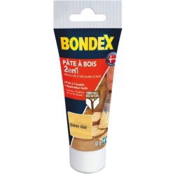 Pâte a bois 2 en 1 - BONDEX - Chene clair - 80 gr