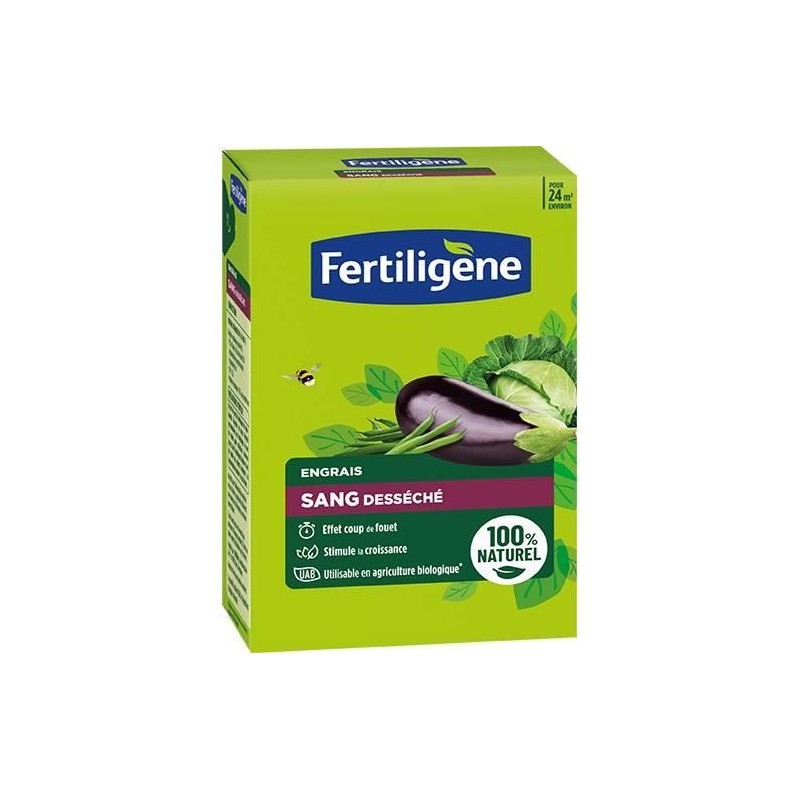 Sang desséché UAB FERTILIGENE - FSAN12 - 1,2 kg - Effet coup de fouet - Idéal...