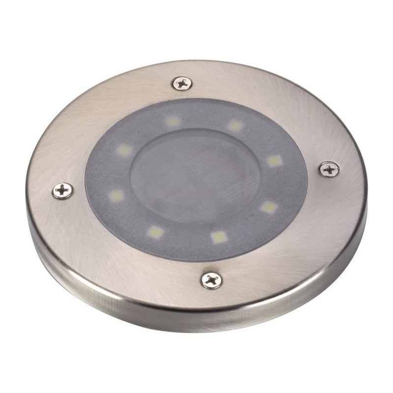 Pack de 4 Spots solaires UpSMART GARDEN -Light - 5 lumens - Acier - LED intég...