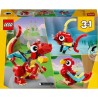 LEGO 31145 Creator 3en1 Le Dragon Rouge Jouet avec 3 Figurines d'Animaux, don...