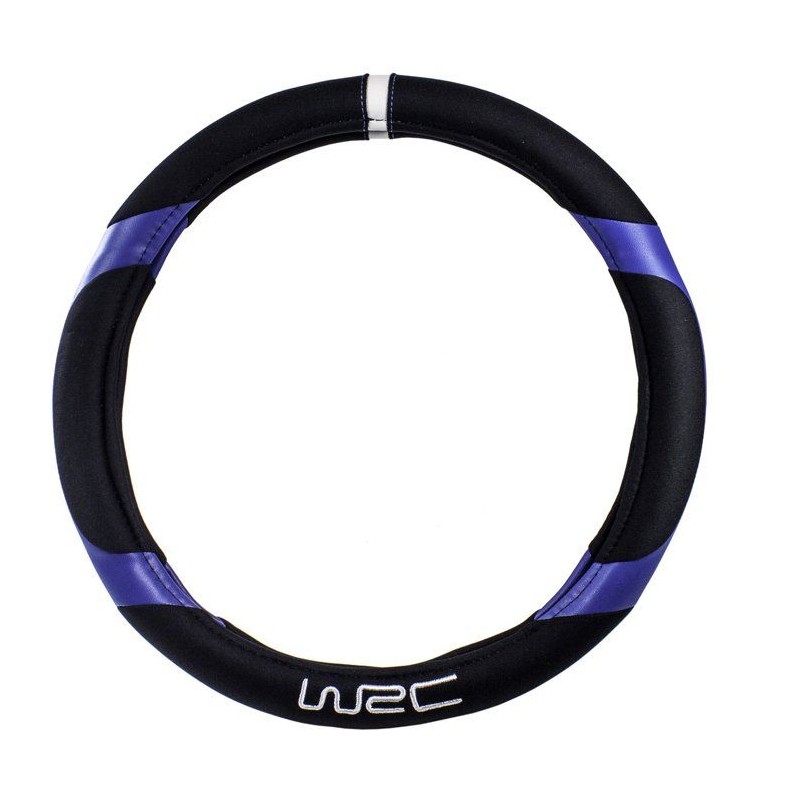 Couvre-volant Blue Race universel  volant de 35 a 38cm- WRC - Installation fa...