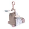 Valise Nurserie 3 en 1 - Baby Nurse - Pour Poupons jusqu'a 42cm - Beige/Rose/...