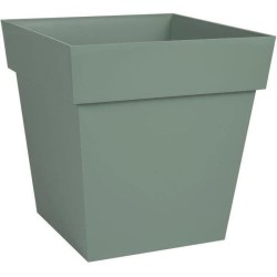 Pot de fleurs Carré 32 cm - EDA - Toscane - 22 L - 32 x 32 x H.32 cm - Vert L...