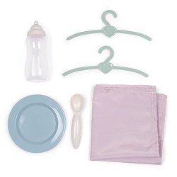 Valise Nurserie 3 en 1 - Baby Nurse - Pour Poupons jusqu'a 42cm - Beige/Rose/...