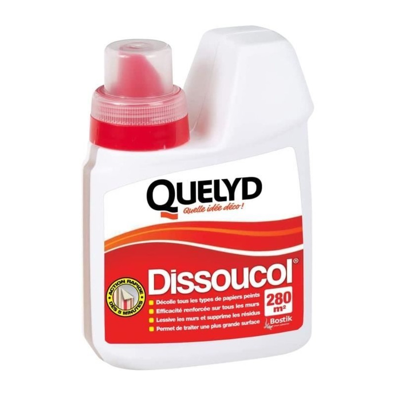 Décolleur papier peint - QUELYD - Dissoucol - Lessive - Supprime les résidus ...