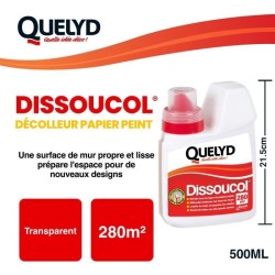 Décolleur papier peint - QUELYD - Dissoucol - Lessive - Supprime les résidus ...