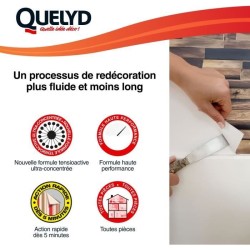 Décolleur papier peint - QUELYD - Dissoucol - Lessive - Supprime les résidus ...