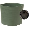 Pot avec réserve d'eau - GARDEN ID Respect - Vert-de-gris 20 x 20 cm - 100% d...