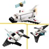 LEGO Creator 3-en-1 31134 La Navette Spatiale, Jouet Figurine Astronaute avec...