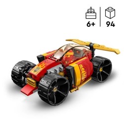 LEGO NINJAGO 71780 La Voiture de Course Ninja de Kai – Évolution, Jouet Voitu...