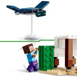 LEGO 21251 Minecraft L'Expédition de Steve dans le Désert, Jouet de Jeu Vidéo...