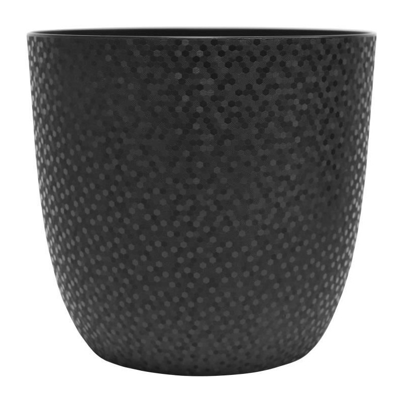 Cache-pot - EDA - Opale - 14,8 L - Ø 29,5 x H.27,1 cm - Noir